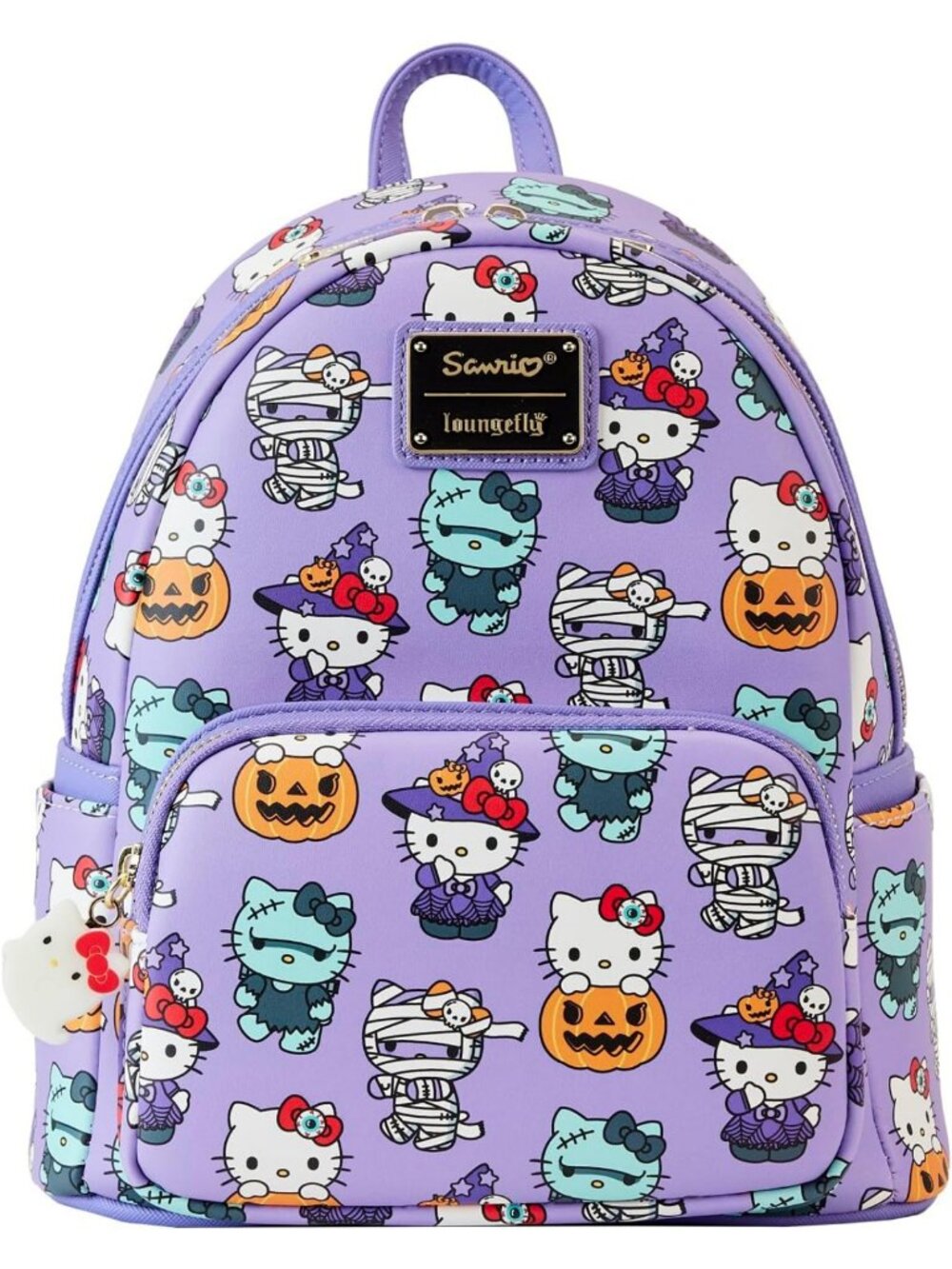 Spooky Halloween Hello Kitty Backpack | Cute Lounge Bag for Fall & Winter Fun